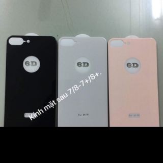 Kính cường lực full 6D mặt sau cho iphone 8/8plus