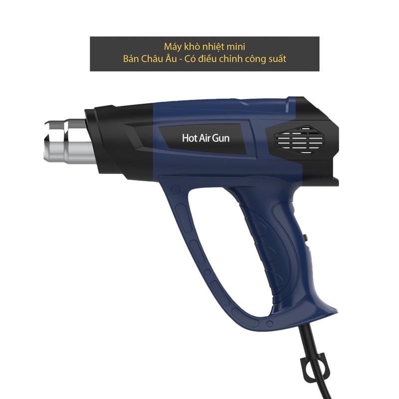 Máy khò hơi nóng 2000w CHÍNH HÃNG Công Ty , bảo hành 3 tháng, khò nhiệt, bọc màng co giỏ quà tết, dán decal