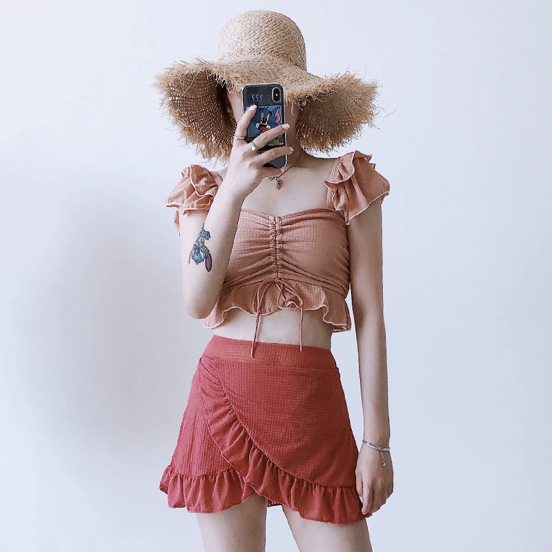 Bikini 2 Mảnh Đồ Bơi Nữ Phong Cách Hàn Quốc