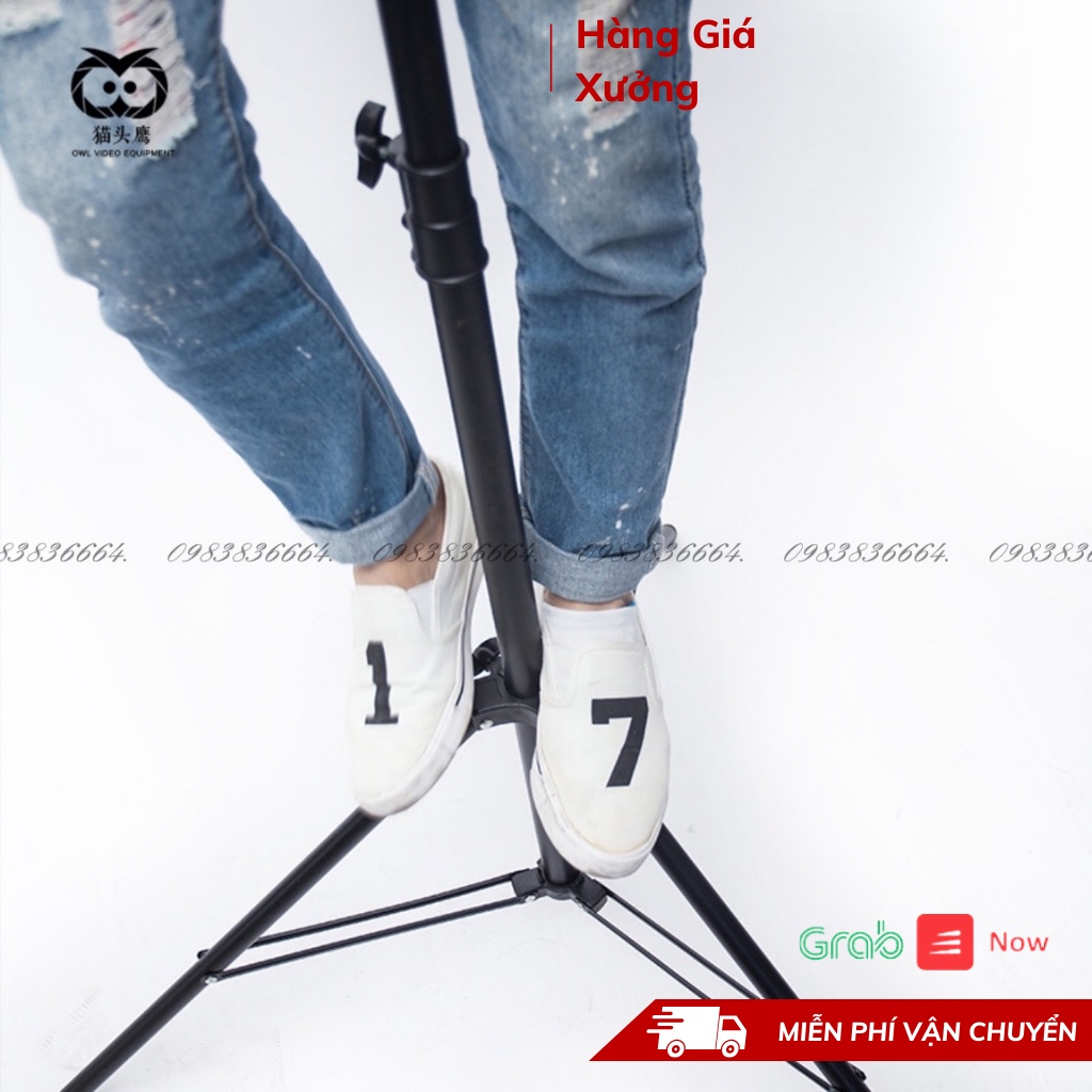 Chân tripod, chân linco cao cấp, chân đèn livestream, chân máy ảnh dài 2m1