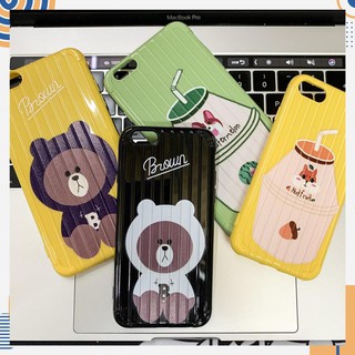 [ Có Video ] Ốp Vali Chống Sốc Gấu Brown, Trà Sữa In Hình 9D Hình Hot Về Hàng Full Mã Iphone
