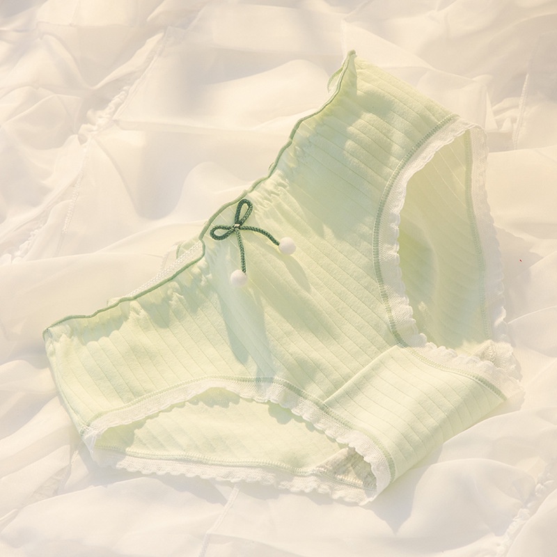 Quần lót nữ FREESHIP Quần Sịp Nữ nơ đẹp có viền dễ thương - Đồ nội y cotton cao cấp kháng khuẩn