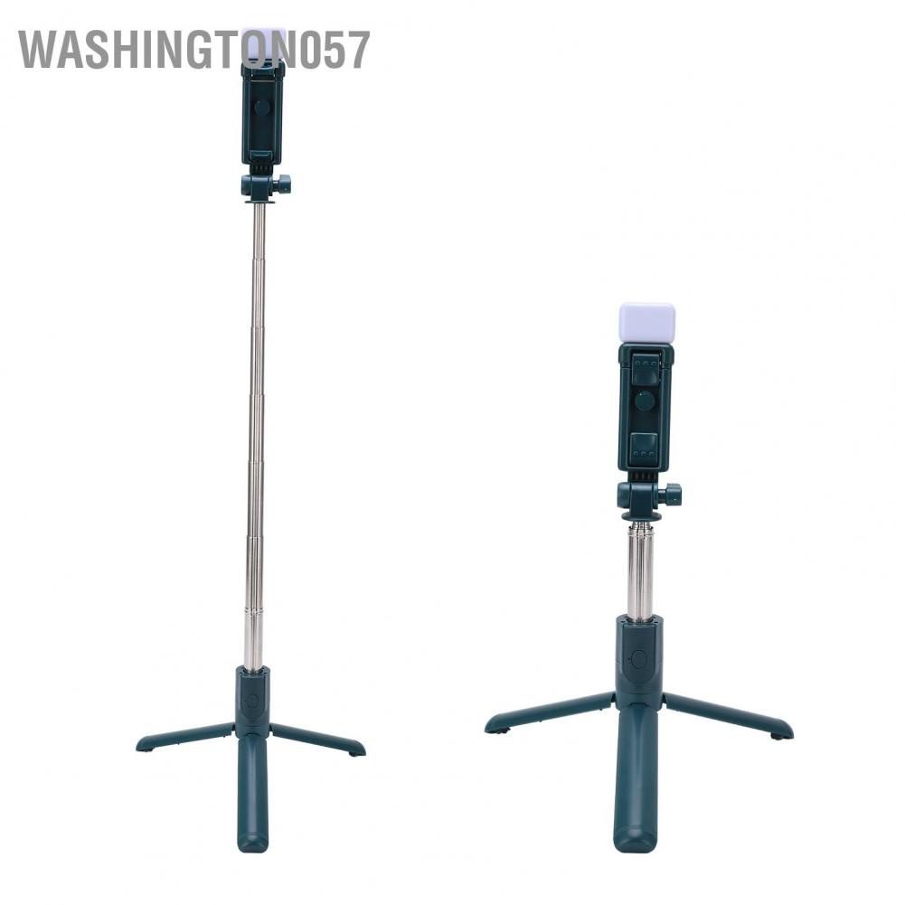 Washington057 Extendable Selfie Stick Tripod with Bluetooth Remote Control for Smart Phone Vlog Shooting