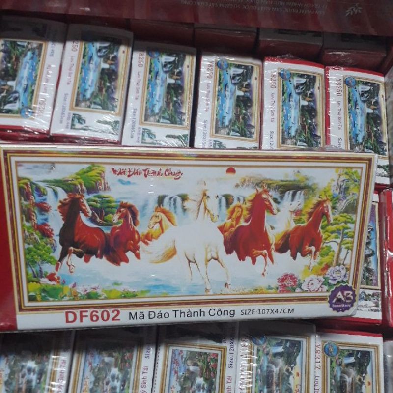 tranh đính đá mã đáo thành công df602 (107*47)