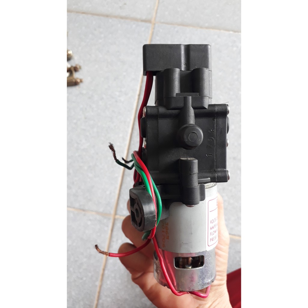 Máy BƠM PHUN SƯƠNG, bơm RỬA XE đôi 12V 100% dây đồng ( bảo hành 6 tháng)