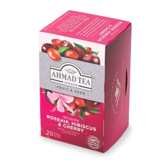 Trà ahmad anh quốc - cherry & hibiscus, rosehip - sự sảng khoái và hồi sinh từ bên trong