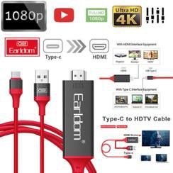 Cáp Hdmi Type C 4K - Chuyển Tín Hiệu Từ Cổng Type C Lên Hdtv - Earldom (PVN610)