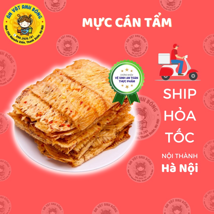 Mực cán tẩm vị ngon ngon 💥 GIÁ TỐT NHẤT 💥 mực cán tẩm hảo hạng, hương vị thơm ngon, đậm đà