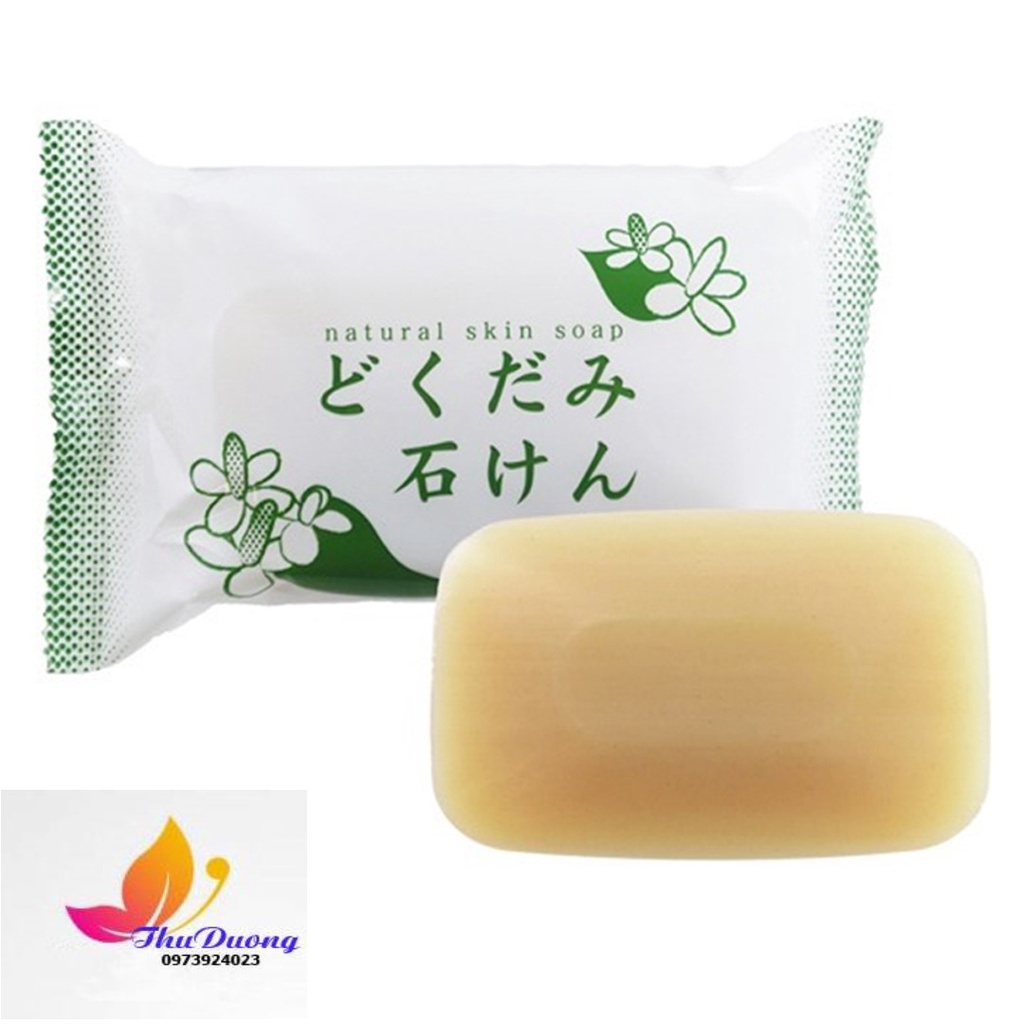 Xà bông hỗ trợ cho da mụn chiết xuất diếp cá Dokudami 130g