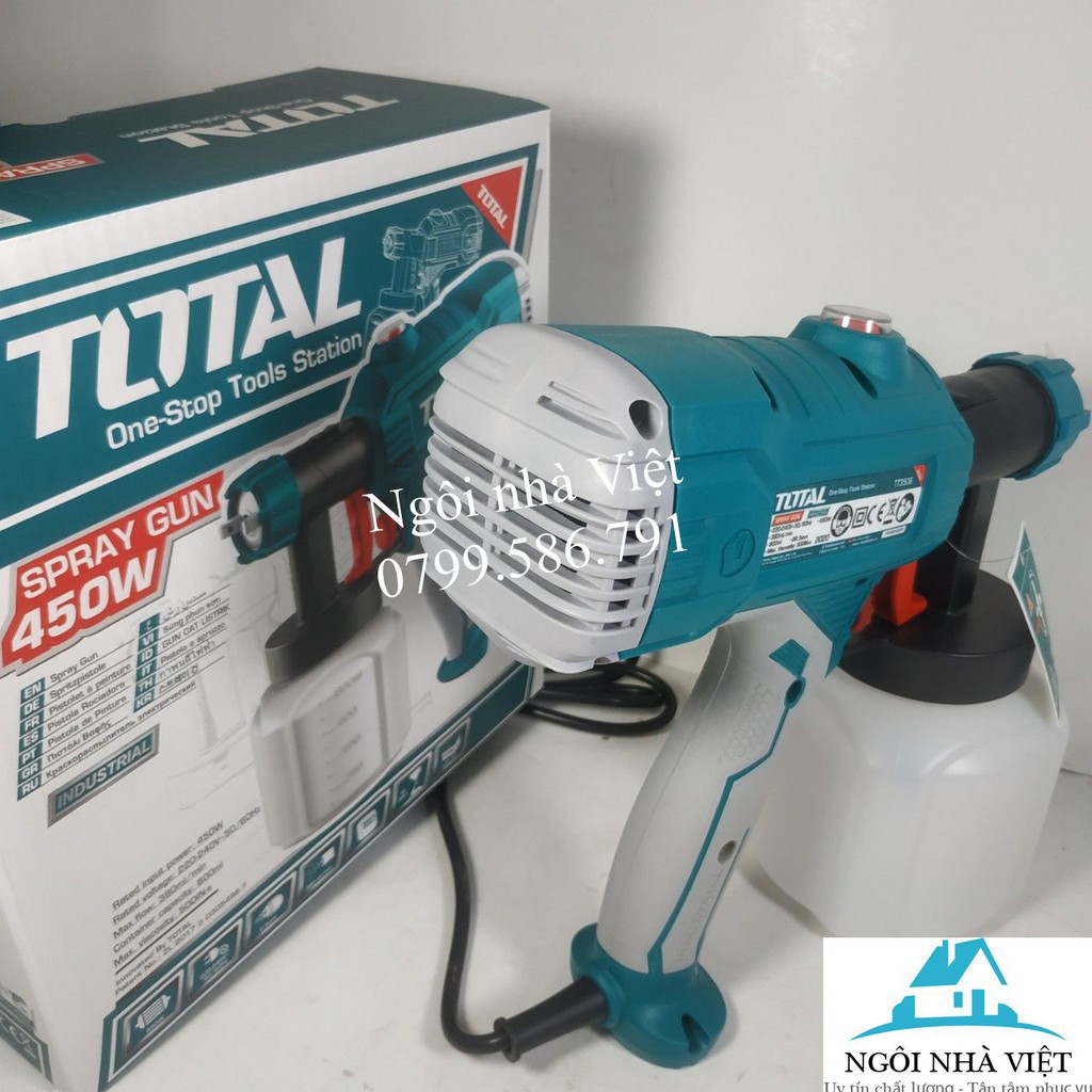 MÁY PHUN SƠN DÙNG ĐIỆN TOTAL 350W TT3506