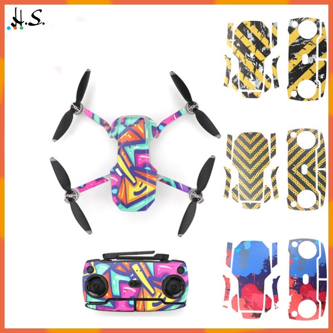 Waterproof Decorative Sticker Decal Skin Wrap Cover Kit for DJI Mavic Mini Drone Accessories flycam