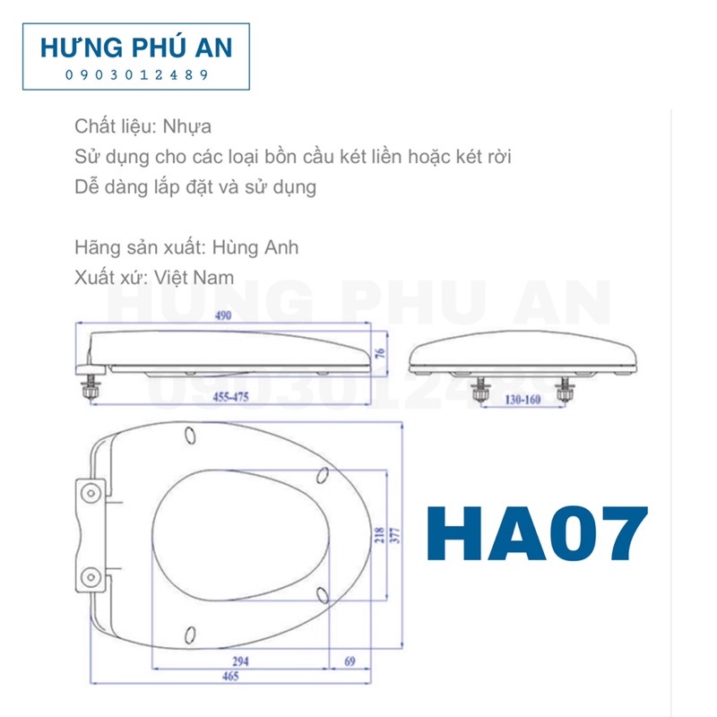 Nắp nhựa bồn cầu rơi êm  nhiều kích cỡ - hàng chính hãng