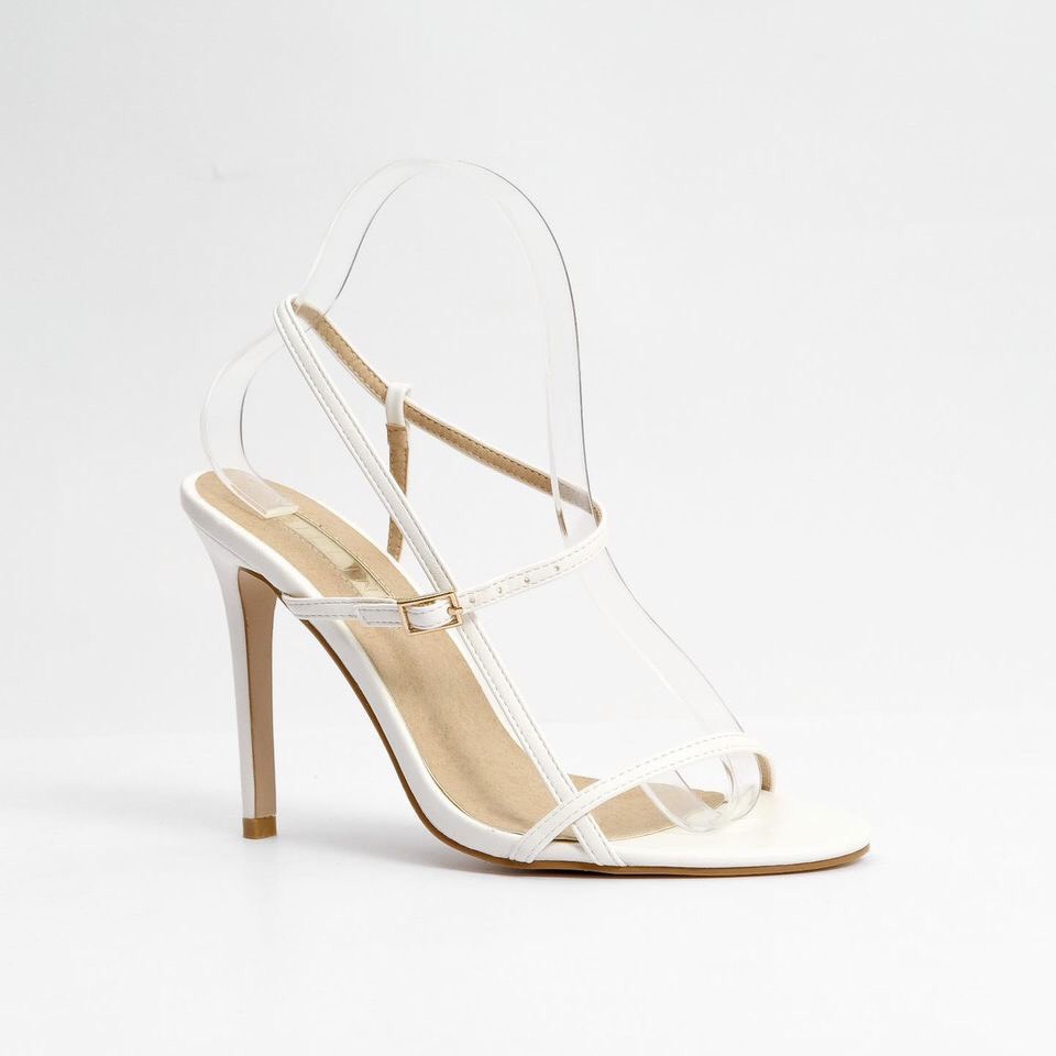 Sandal quai mảnh gót nhọn 11cm