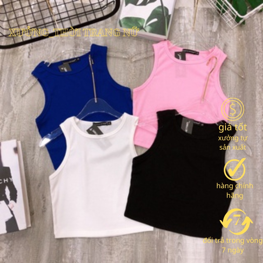 Áo Croptop Nữ Ullzang Cao Cấp Co Dãn 4 Chiều Có Bigsize cho nữ