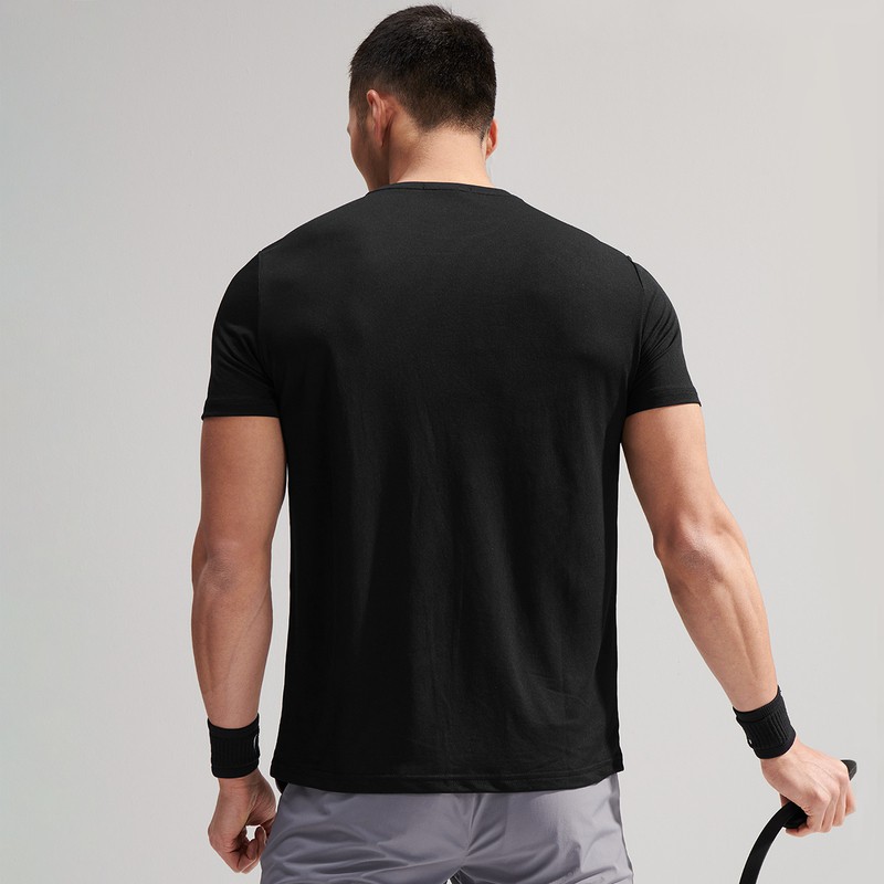 Áo Thun Nam Ngắn Tay HLA Moisture Absorption Leisure Sports Series T-shirt