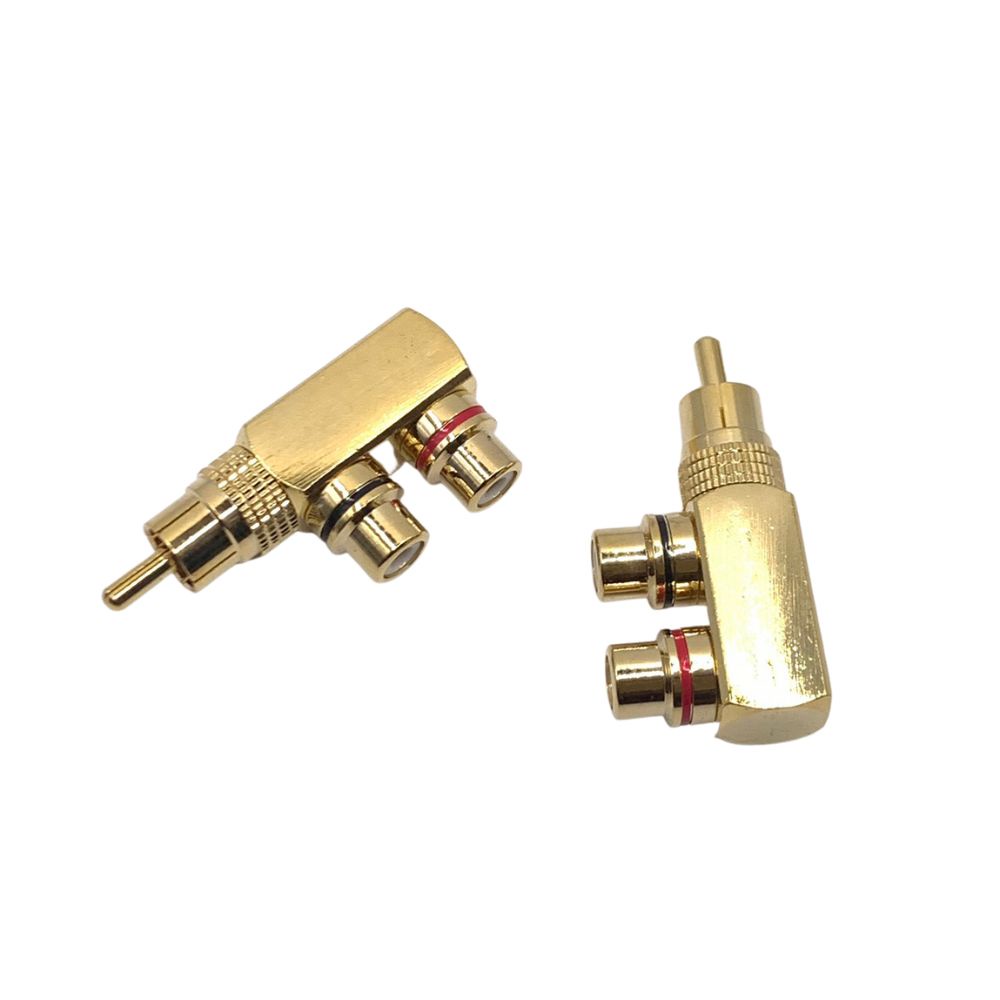 Jack Hoa Sen 1 Ra 2 CD-01 Đồng OFC, Mạ Vàng 24k - Jack Bông Sen 1 Ra 2 Giá Tốt - Jack AV 1 Ra 2 Lỗi 1 Đổi 1 Trong 7 Ngày