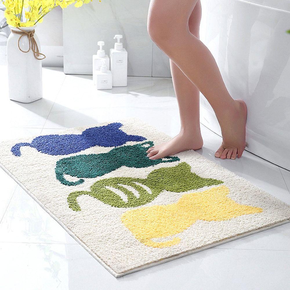 Thảm Chùi Chân Chống Trượt Họa Tiết Hoạt Hình Dễ Thương