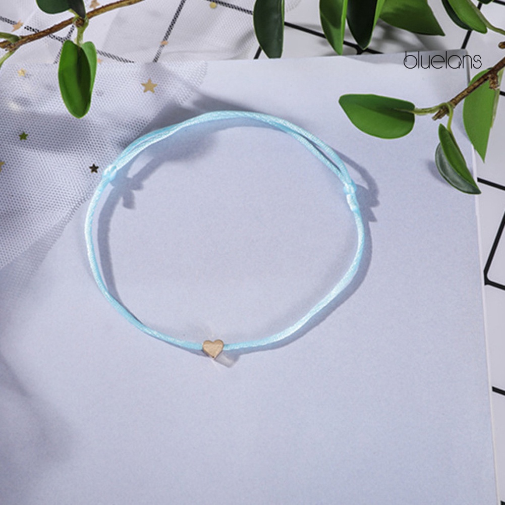 Vòng Tay May Mắn Mặt Hình Trái Tim Thời Trang Cho Nữ