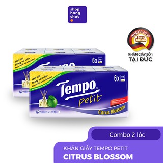 Combo 2 Lốc Khăn Giấy Bỏ Túi Tempo Petit Cao Cấp (Lốc 6 gói)