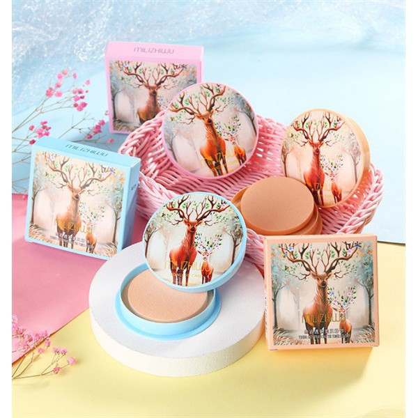 Phấn nền trang điểm Tỳ Hươu kèm bông nội địa chính hãng sỉ tốt- GIÁ RẺ 09 | BigBuy360 - bigbuy360.vn