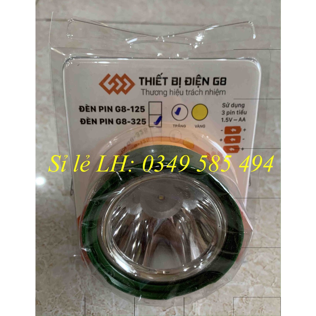 Đèn pin đội đầu G8-325 (Lắp pin tiểu AA)  - [CHÍNH HÃNG]