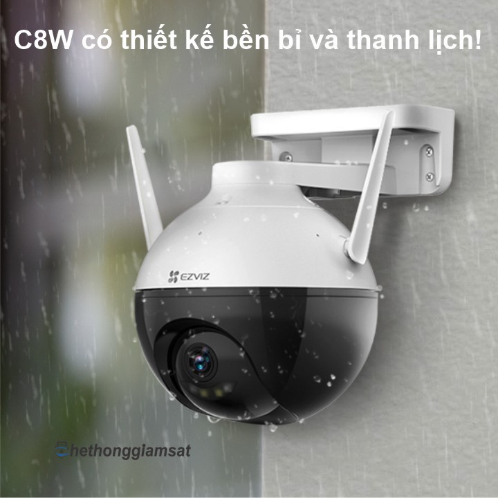 [Giá Sốc] Camera Wifi EZVIZ C8W 2K 4MPx - Ngoài Trời, Màu Bang Đêm, Xoay 360, Đàm Thoại - Chính Hãng, Bảo Hành 24 tháng