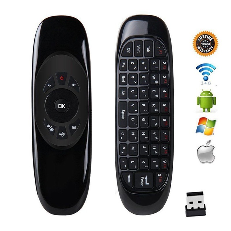 Điều khiển chuột không dây C120 Bàn phím không dây mini Android TV Box