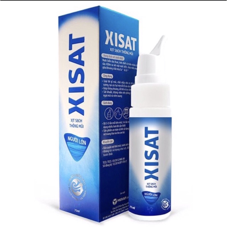 Xisat xịt mũi xanh 75ml