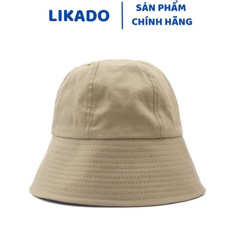 Mũ Tai Bèo Nữ Vành Cụp LIKADO Mũ bucket vành cụp thời trang xuân hè cho nam nữ màu cơ bản MU02