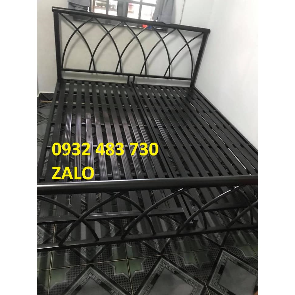 Giường chữ X , giường sắt 1m6