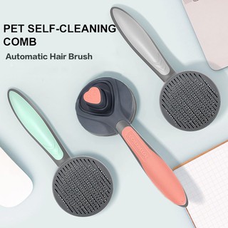 Brush for dogs and cats that support massage with multiple color options