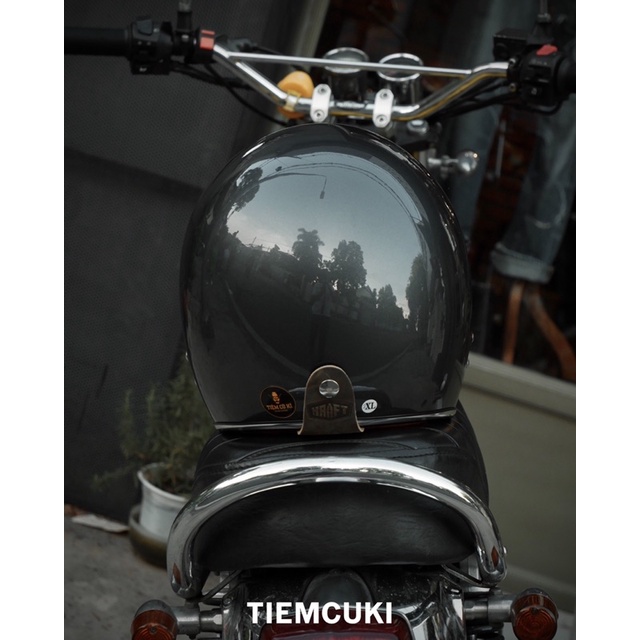 Nón bảo hiểm Kraft Helmet - Ciment Bóng - Vintage Motocycle