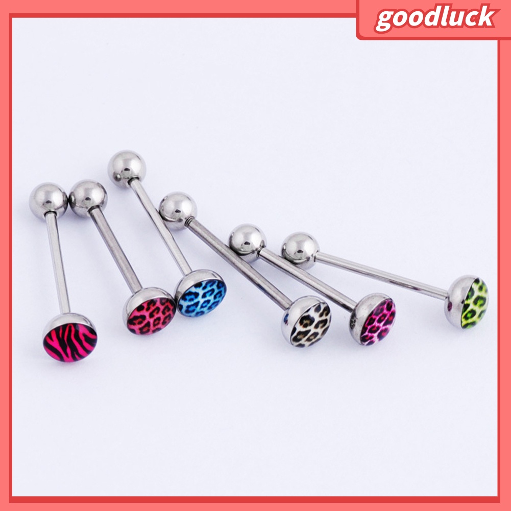 Set 6/10 Khuyên Rốn Họa Tiết Da Báo Cá Tính