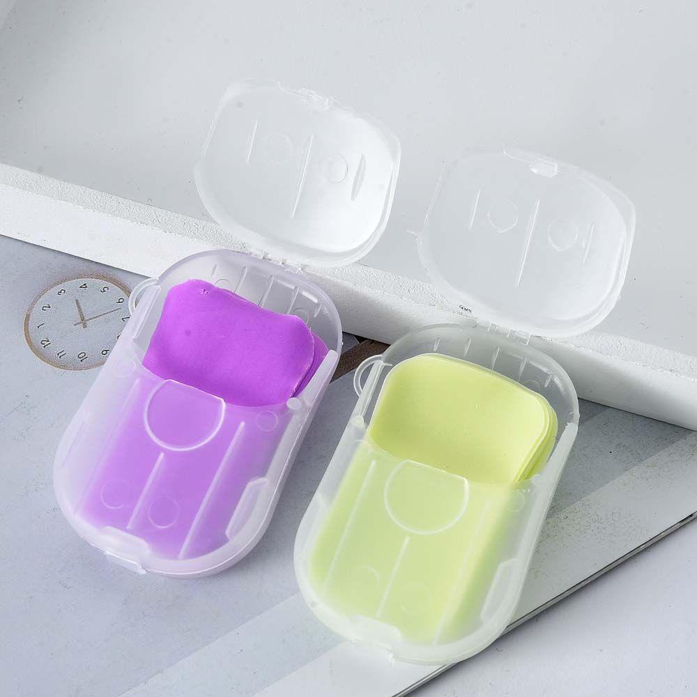 Hộp 50 miếng giấy xà phòng SKJK rửa tay tiện lợi