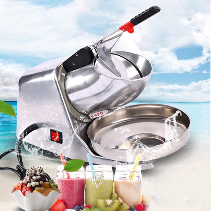 1 [SALE] Máy Bào Đá, Xay Đá 2 Dao [ BH - 12 Tháng] Máy Bào Tuyết Xay Đá Nhuyễn