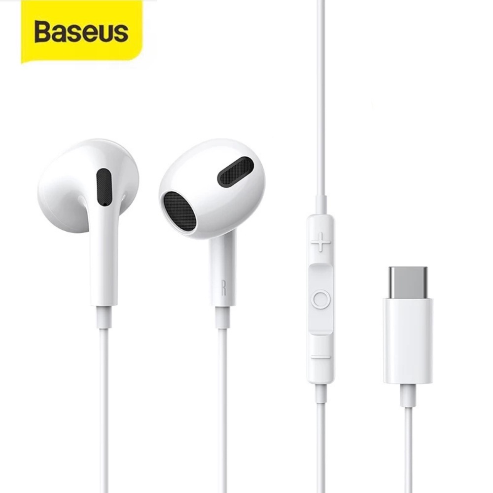Tai nghe nhét tai có dây type c Baseus C17 kèm micro ho samsung xiaomi huawei ...