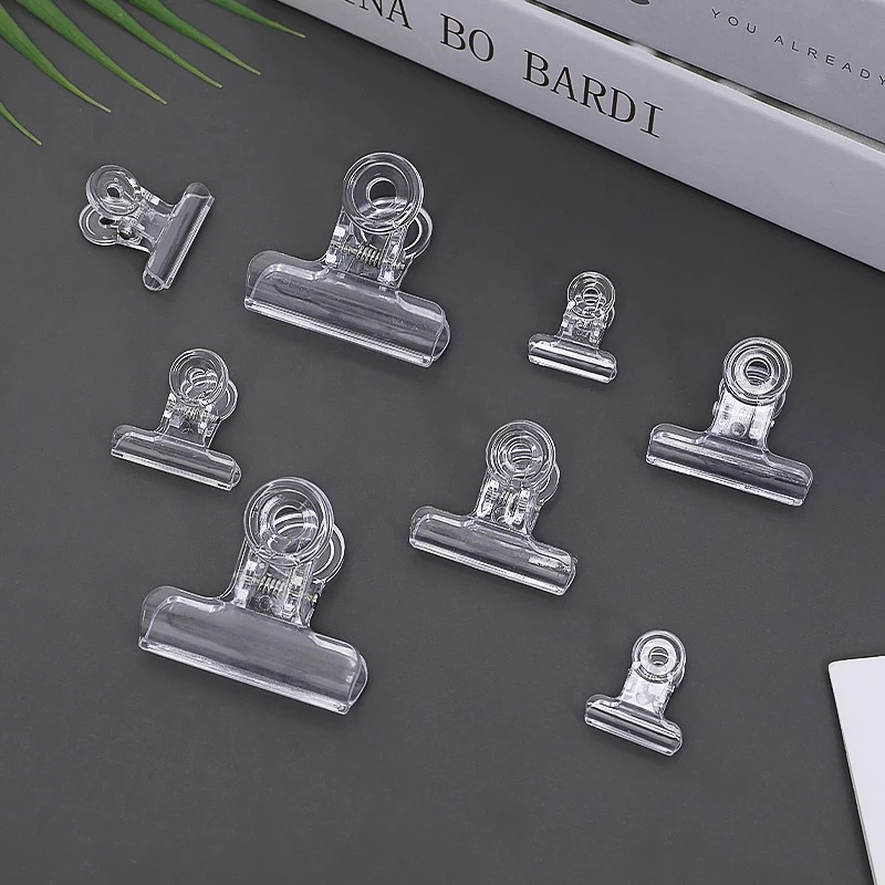 Kẹp miệng túi bằng nhựa acrylic trong suốt thiết kế sáng tạo