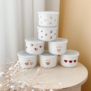 Thố sứ ăn dặm dot to dot x bluemama - made in korea