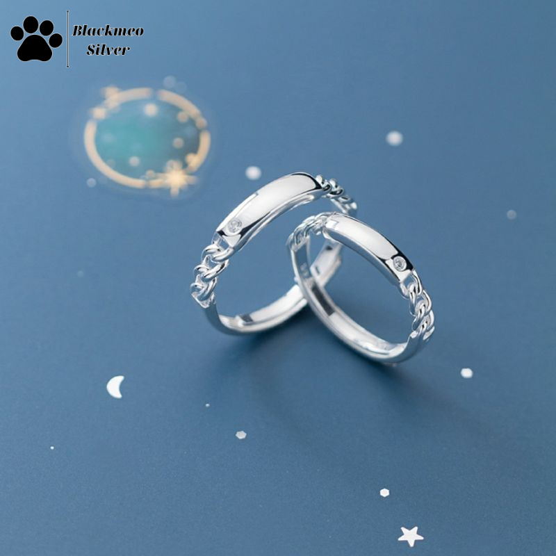 Nhẫn đôi | Nhẫn cặp bạc S925 cao cấp