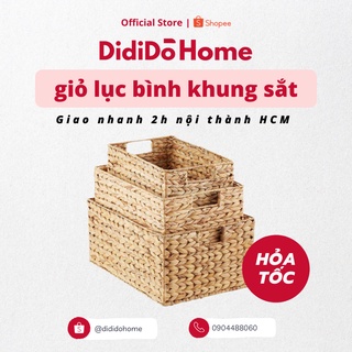 Giỏ lục bình khung sắt không kèm lót