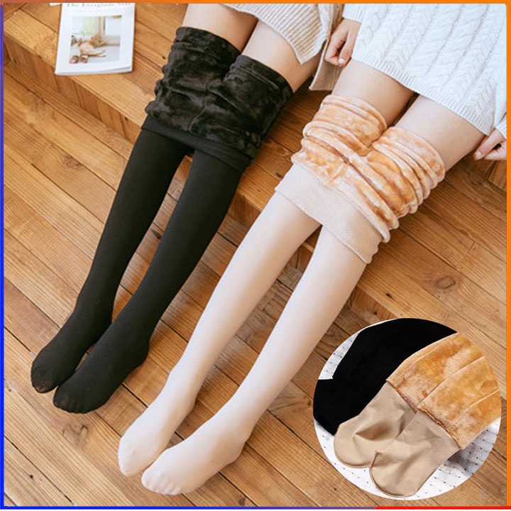 Quần tất nữ cả bàn giữ nhiệt lót lông dày đẹp siêu ấm
