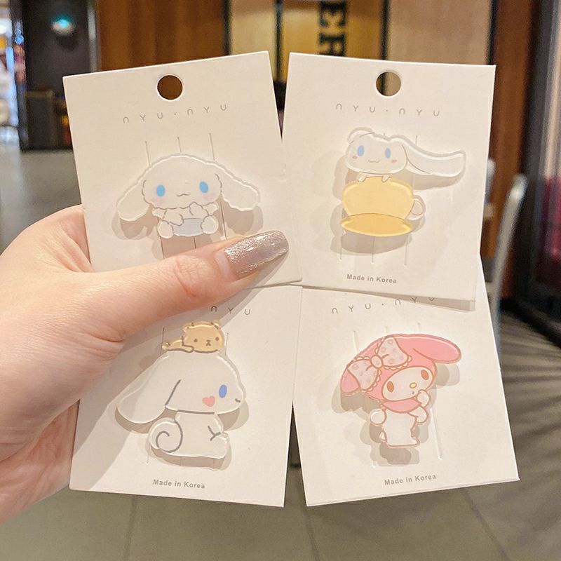 Ghim cài áo/balo/túi xách Sanrio Cinnamoroll Kuromi