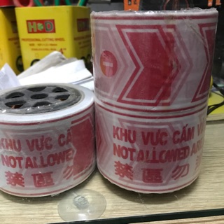 Dây cảnh báo. Dây chắn công trình