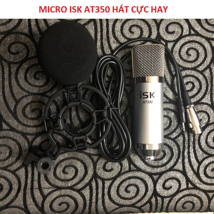 Bộ Sound Card K10, Micro AT350, Tặng Tai Nghe AKG-S10 - Combo K10 Bản Kỷ Niệm 10 Năm - Dây Livestream 5 Chấu