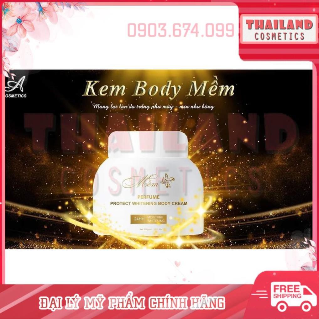 (Hàng chuẩn) Kem body mềm Acosmetic, trắng da nhanh chóng, Kem mềm Phương Anh