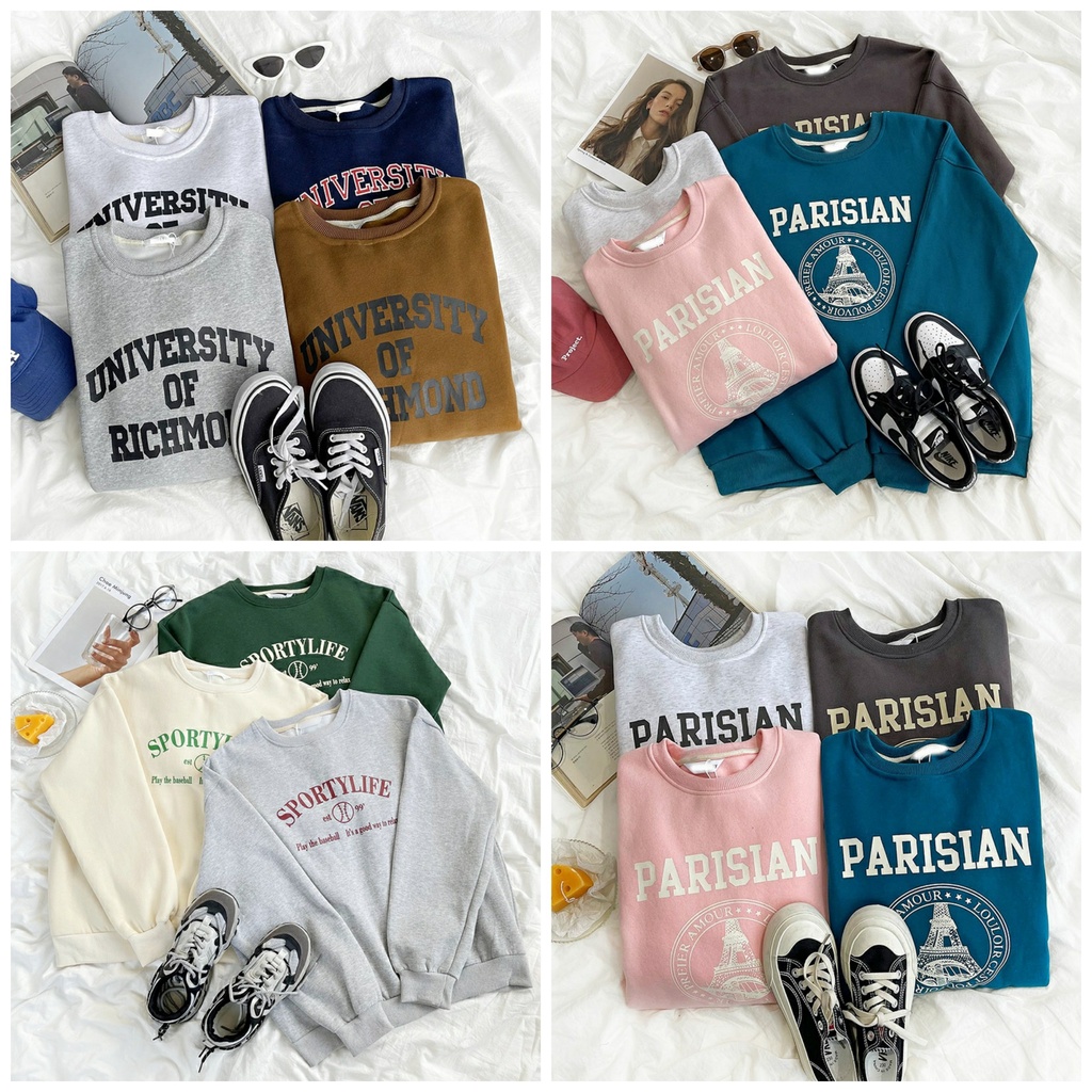 Áo Sweater Nam Nữ , Áo Nỉ Lót Bông Cao Cấp hàng Quảng Châu | BigBuy360 - bigbuy360.vn