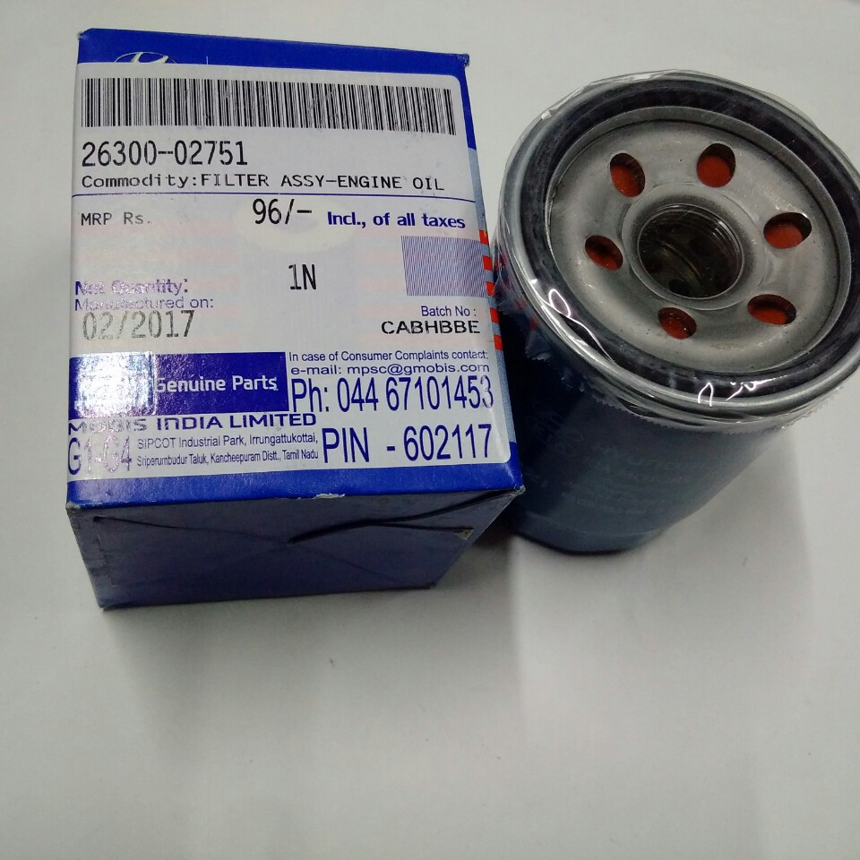 Lọc nhớt Hyundai i10 / Getz hàng OEM đẹp