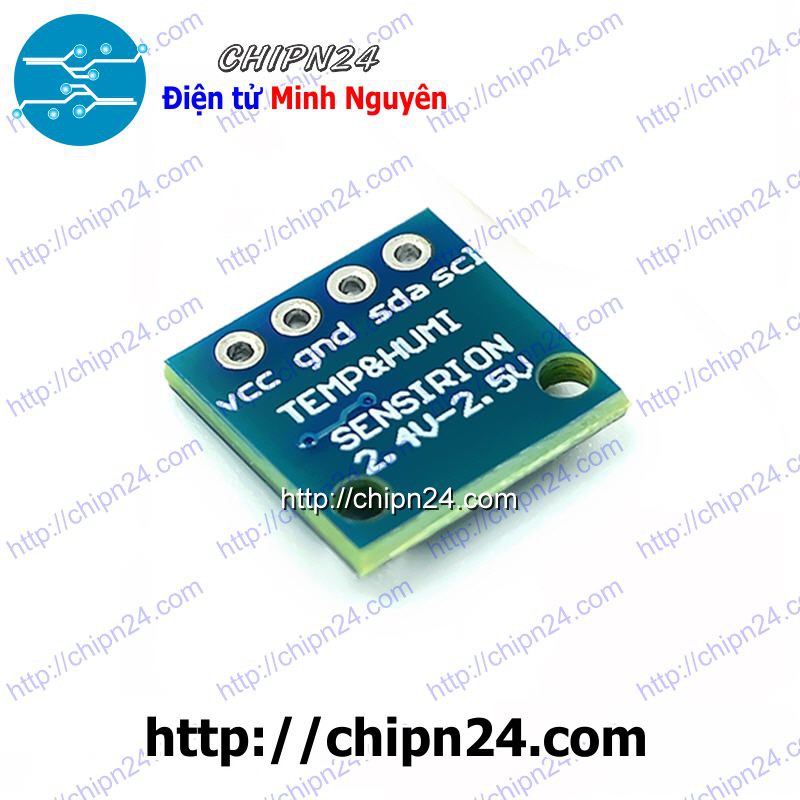 [1 MẠCH] (E75) Module Cảm biến độ ẩm &amp; nhiệt độ SHT30, giao tiếp I2C