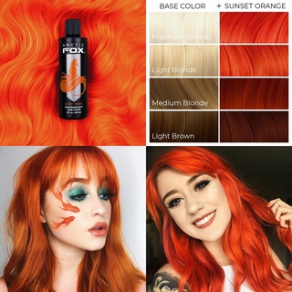 Thuốc nhuộm tóc Arctic Fox màu Sunset Orange