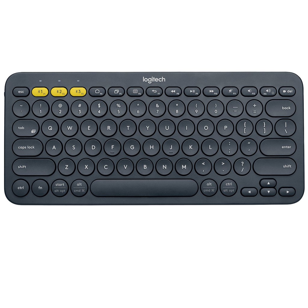 Bàn phím Bluetooth Logitech K380, Kết nối Bluetooth cùng lúc 3 thiết bị, Pin sử dụng tới 2 năm - Hàng Chính Hãng